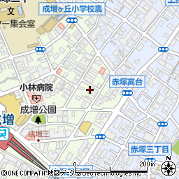 シャンテ成増Ａ周辺の地図