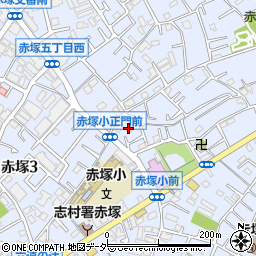 宮坂表具店周辺の地図