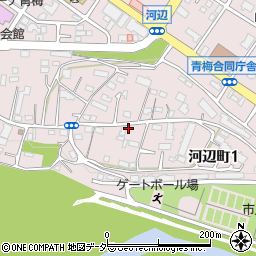 東京都青梅市河辺町1丁目878周辺の地図