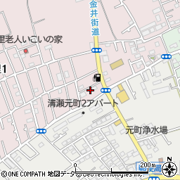 松村石油株式会社　清瀬給油所周辺の地図