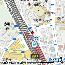 デニーズ赤羽駅前店周辺の地図