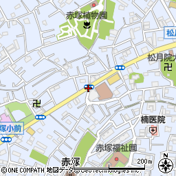 赤塚庁舎前周辺の地図