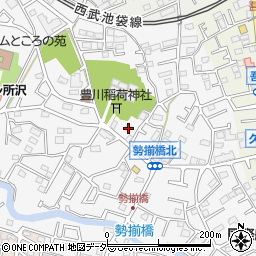埼玉県所沢市久米410-4周辺の地図