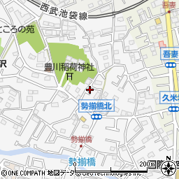 埼玉県所沢市久米372-6周辺の地図