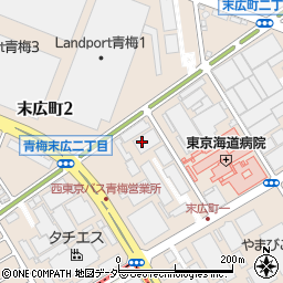 東京都青梅市末広町周辺の地図