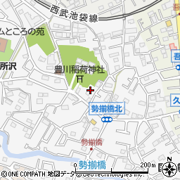 埼玉県所沢市久米410-14周辺の地図