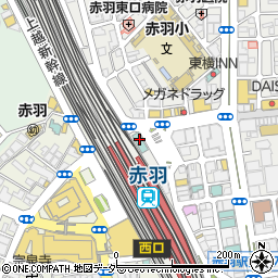 青山フラワーマーケット赤羽店周辺の地図