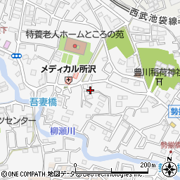 埼玉県所沢市久米1572周辺の地図