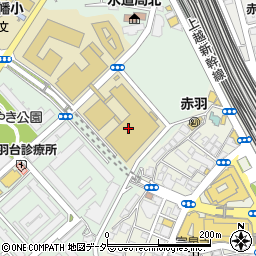 東洋大学赤羽台キャンパス　ＨＥＬＳＰＯ　ＨＵＢ－３　アリーナ周辺の地図
