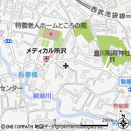 埼玉県所沢市久米1572-16周辺の地図