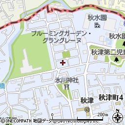 東京都東村山市秋津町4丁目16-281周辺の地図