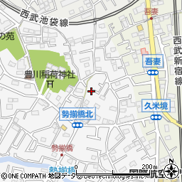 埼玉県所沢市久米375-14周辺の地図
