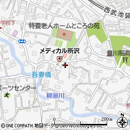 埼玉県所沢市久米1570-19周辺の地図