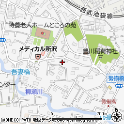 埼玉県所沢市久米1572-15周辺の地図