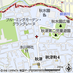 東京都東村山市秋津町4丁目16-204周辺の地図