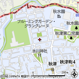 東京都東村山市秋津町4丁目16-283周辺の地図