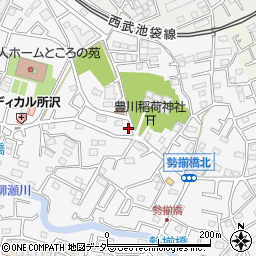 埼玉県所沢市久米1580-2周辺の地図