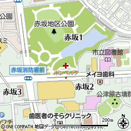 千葉県成田市赤坂周辺の地図