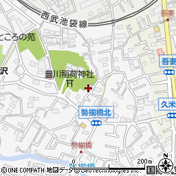 埼玉県所沢市久米409-2周辺の地図