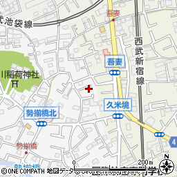 埼玉県所沢市久米381-16周辺の地図