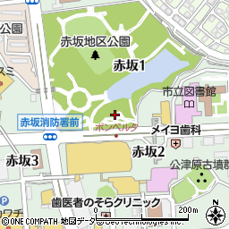 千葉県成田市赤坂周辺の地図