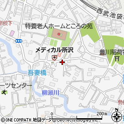 埼玉県所沢市久米1570-18周辺の地図