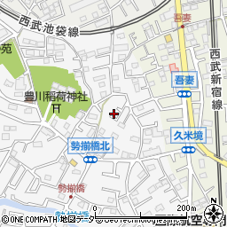埼玉県所沢市久米375-12周辺の地図
