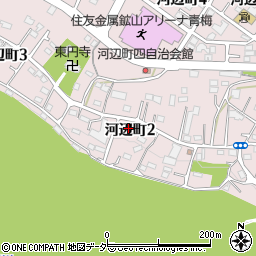 東京都青梅市河辺町2丁目周辺の地図