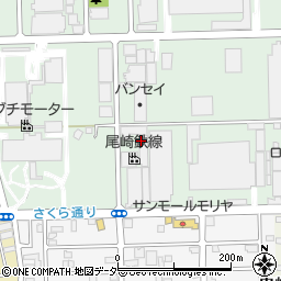 尾崎鉄線株式会社　金網周辺の地図