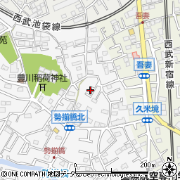 埼玉県所沢市久米375-10周辺の地図