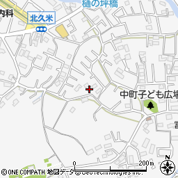 埼玉県所沢市久米2142-2周辺の地図