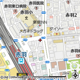 インターネット&マンガ喫茶 DiCE 赤羽店周辺の地図