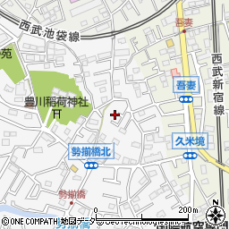 埼玉県所沢市久米375-11周辺の地図