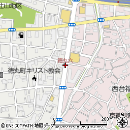 徳丸六周辺の地図