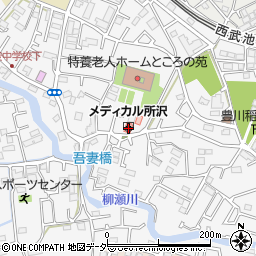 埼玉県所沢市久米1569-1周辺の地図