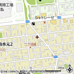 株式会社読売新聞社　販売所葛飾区水元中央販売所周辺の地図