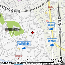 埼玉県所沢市久米375-3周辺の地図