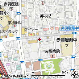 エークラスミュージック株式会社　ヤマハ音楽教室赤羽センター周辺の地図