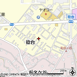 千葉県松戸市稔台1078周辺の地図