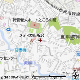 埼玉県所沢市久米1534-7周辺の地図