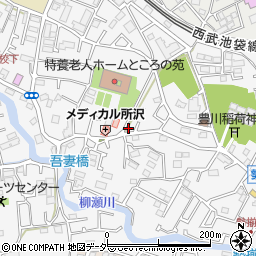 埼玉県所沢市久米1534-6周辺の地図