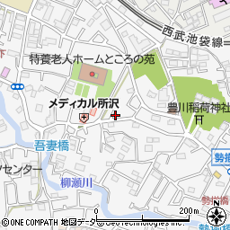 埼玉県所沢市久米1534-8周辺の地図