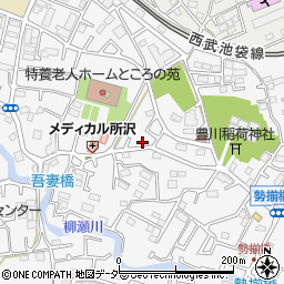 埼玉県所沢市久米1531-5周辺の地図