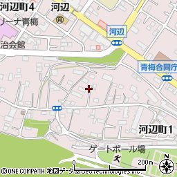東京都青梅市河辺町1丁目883周辺の地図