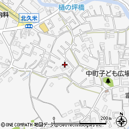 埼玉県所沢市久米2134-6周辺の地図