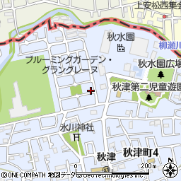 東京都東村山市秋津町4丁目16-230周辺の地図