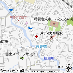 埼玉県所沢市久米1554-6周辺の地図