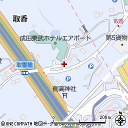 スペースＥＣＯ成田空港前駐車場周辺の地図