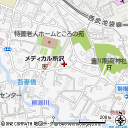 埼玉県所沢市久米1533周辺の地図