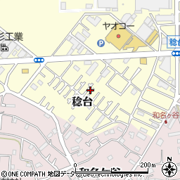 千葉県松戸市稔台1079-3周辺の地図
